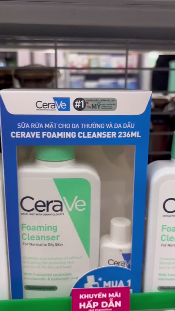 Sữa Rửa Mặt Cerave Cho Da Dầu, Da Khô, Da Nhạy Cảm | BigBuy360 - bigbuy360.vn