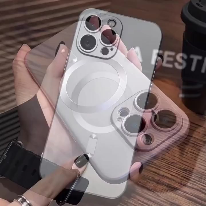 Ốp lưng iPhone Từ tính màu cho 17 16 15 14 13 12 11 Pro Pro Max 7 8 Plus X XS XR XSMax SE  | BigBuy360 - bigbuy360.vn