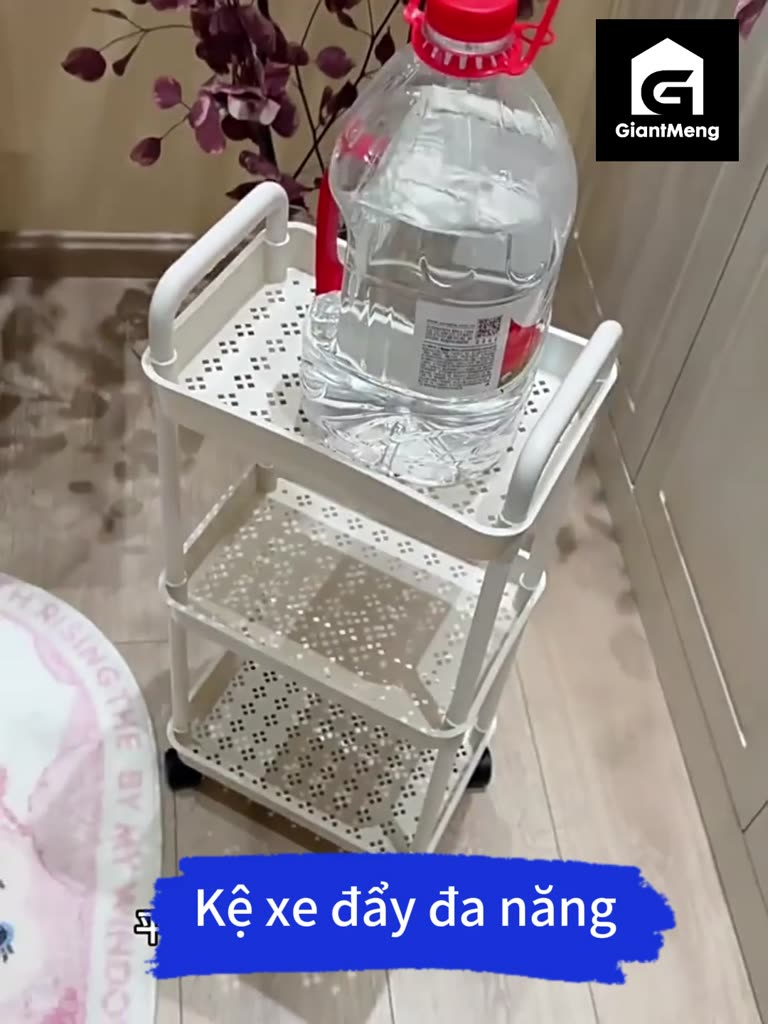 Kệ đựng đồ phòng tắm di động có bánh xe – phù hợp cho spa, phòng ngủ, phòng khách và nhà bếp | BigBuy360 - bigbuy360.vn