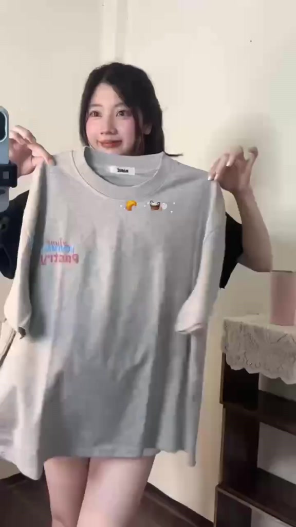 Áo thun boxy hình bánh ngọt dễ thương,áo phông lỡ tay Unisex chất cotton thoáng mát phong cách Hàn Quốc | BigBuy360 - bigbuy360.vn