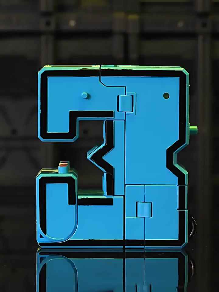 Đồ chơi xếp hình Robot lắp ráp biến dạng kỹ thuật số