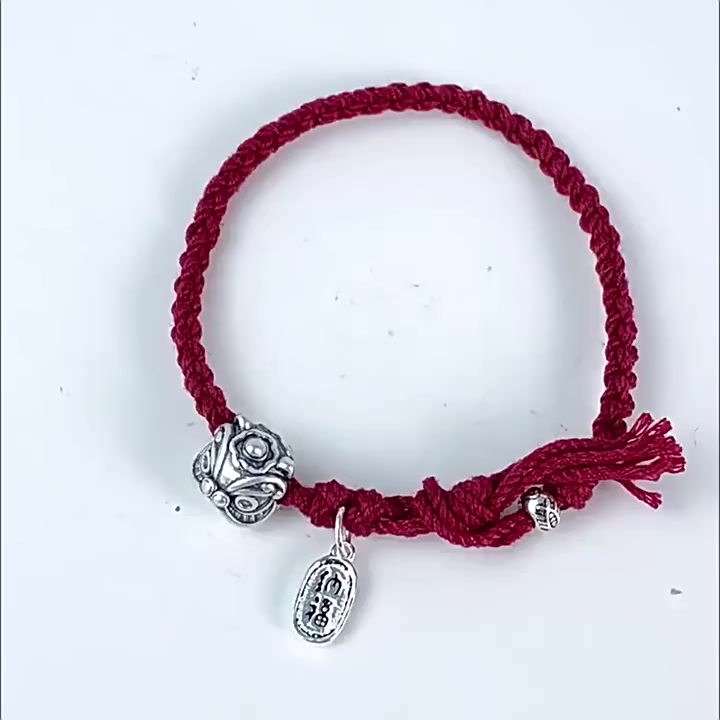 [saymakerlace] Vòng Tay Bùa May Mắn Dây Đỏ Phong Cách Cổ Điển Đơn Giản Có Thể Điều Chỉnh Được Làm Quà Tặng Trang Sức Cho Cặp Đôi | BigBuy360 - bigbuy360.vn