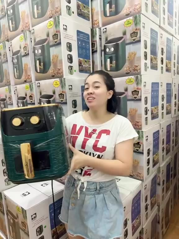 [VỪA MỞ BÁN] Nồi Chiên Không Dầu CAMEL/DODORO dung tích 10l- 12L - BẢO HÀNH 1 NĂM