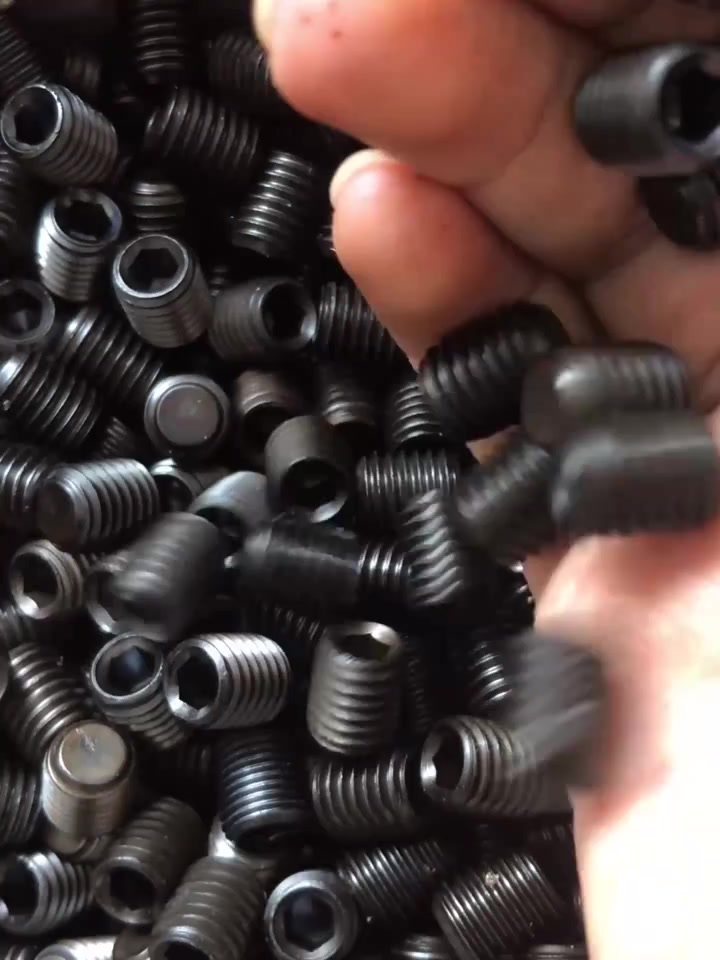 Lớp 12.9 Cường Lực Cao Thép Carbon Đen Lục Giác Lục Giác Lục Giác Ổ Cắm Điểm Phẳng Bộ Vít M3 M4 M5 M6 M8 M10 Cuối Grub Đầu Bu Lông | BigBuy360 - bigbuy360.vn