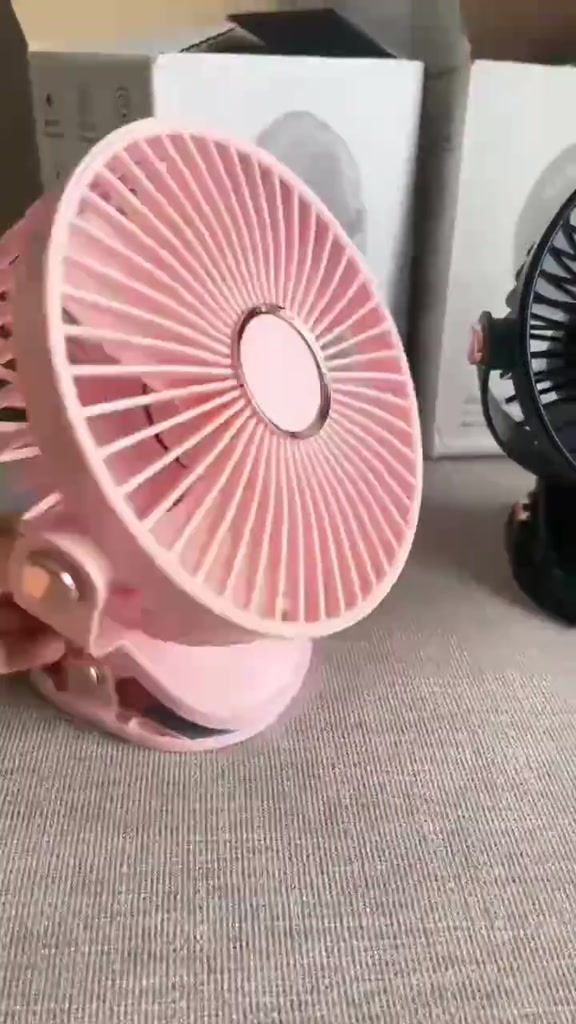 Quạt Mini Kẹp Để Bàn Cầm Tay Pin Sạc 10000 MAh, Xoay 720°, Sử Dụng Liên Tục 10 Giờ | BigBuy360 - bigbuy360.vn