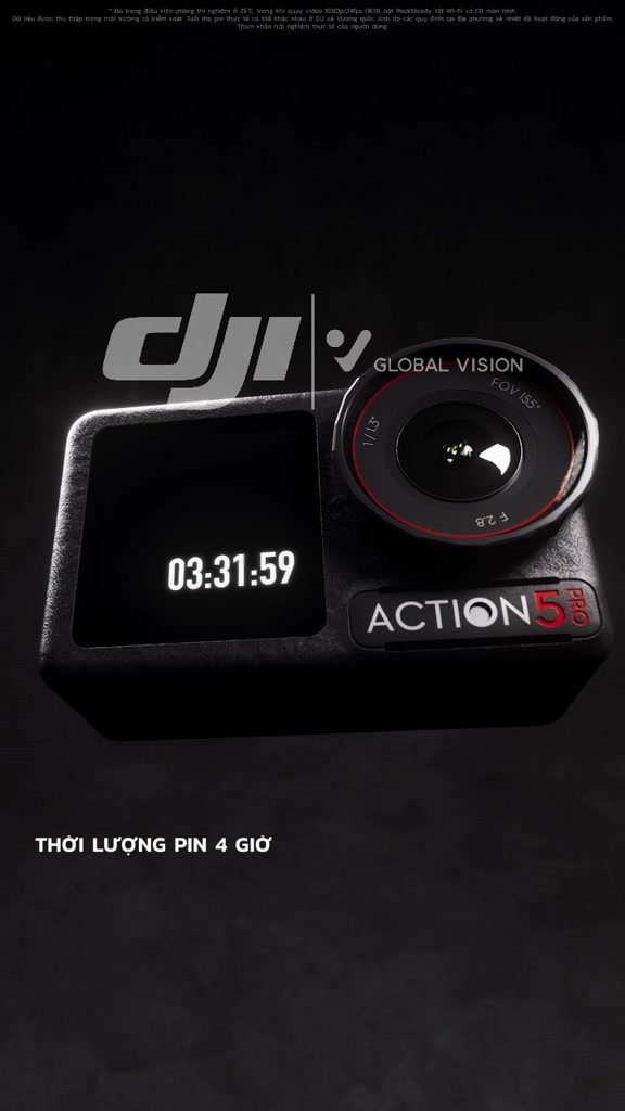 Camera hành động DJI Osmo Action 5 Pro máy quay hành trình 4K 120fps, chế độ màu HLG, quay đêm rõ nét  (DJI OA 5 Pro) | BigBuy360 - bigbuy360.vn