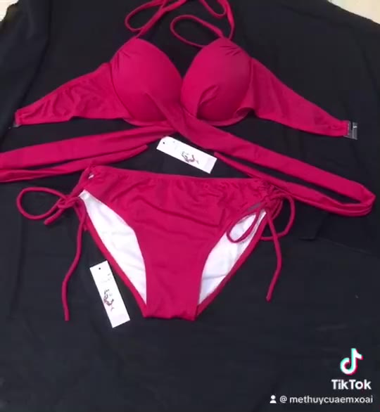 Bikini . Đồ bơi áo tắm 2mảnh mút gọng siêu nâng  quần luồn dây( sẵn hình thật +video ) | BigBuy360 - bigbuy360.vn