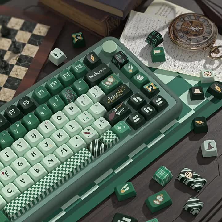 Keycap Harry Potter Slytherin - MDA Profile - PBT dyesub cao cấp 158 Phím | BigBuy360 - bigbuy360.vn