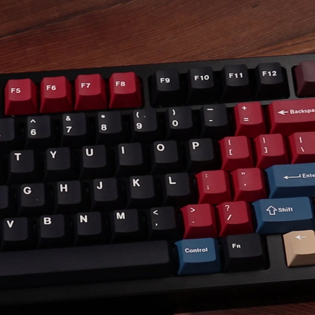 Đen Hỗn Hợp Ánh Sáng Keycaps 129 Phím PBT cherry profile Dye-Sub Keycaps Bộ Bàn Phím Cơ mx switch | BigBuy360 - bigbuy360.vn