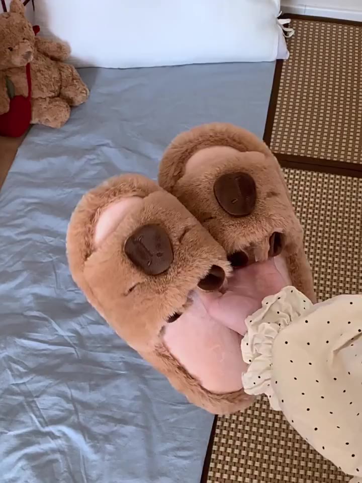 Xixitiao Dép Cotton Dễ Thương Kapibara