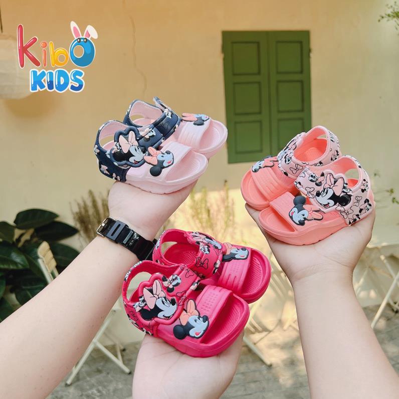 Sandal Xốp Cho Bé Gái, sandal Siêu Nhẹ Siêu Bền Hoạ Tiết hoạt hình đáng yêu size 18-25
