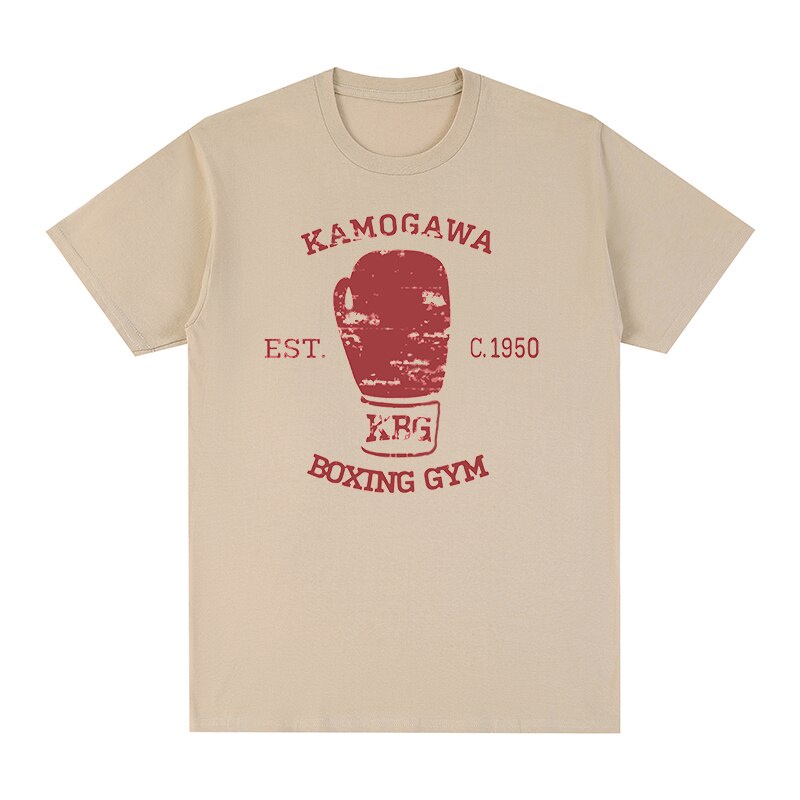 Hajime No Ippo KBG Thiết Kế Áo Thun Vintage 90 Makunouchi Ippo Thời Trang Mùa Hè Cotton Nam Mới ÁO T
