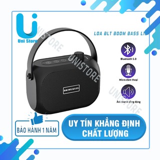 Loa Bluetooth L15 thuong hiệu BOOMBASS, Chất Lượng Âm Thanh Đỉnh Cao - Kiểu Dáng Cổ Điển - BẢO HÀNH ĐỔI MỚI