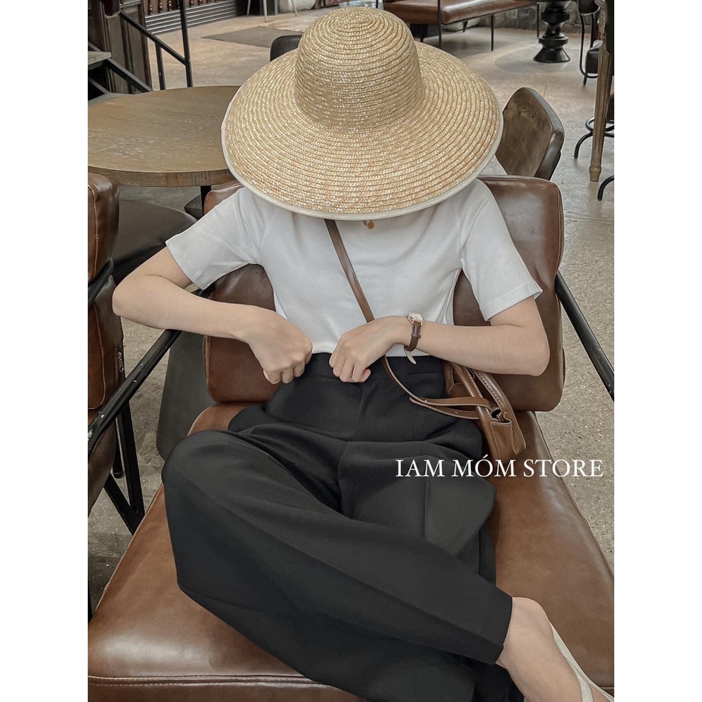 Áo thun cộc tay trơn cổ tròn dáng Basic, Áo thun cộc tay hàng Quảng Châu Aothuncoctaycotron7006