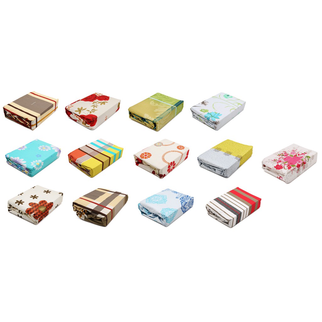 Bộ Ga Gối Cotton Hometex 180x200x25cm - Bộ Drap Gối Hometex - Sản Phẩm Của CTY May Thiên Hà