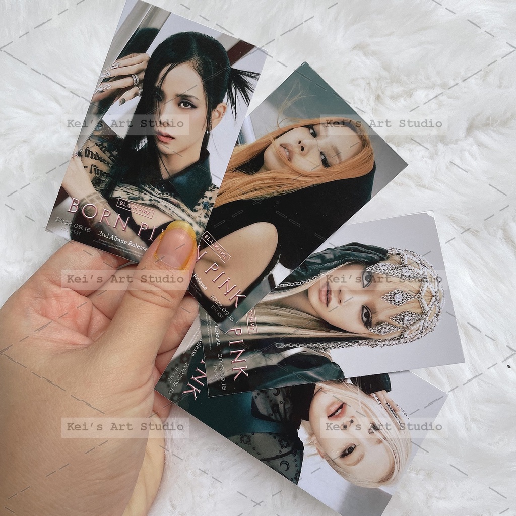 BLACKPINKPINK - PINK VENOM, SHUTDOWN: Card MV, Card rare scan, Card Rosé Lệ...