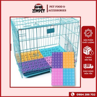 Tấm thảm nhựa lót chuồng chống lọt chân thú cưng kích thước 20x30cm - ZimPet Phụ kiện chó mèo Pet shop Hà Nội