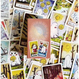 Bộ Bài Cute Ghost Tarot 78 Lá Bài E117