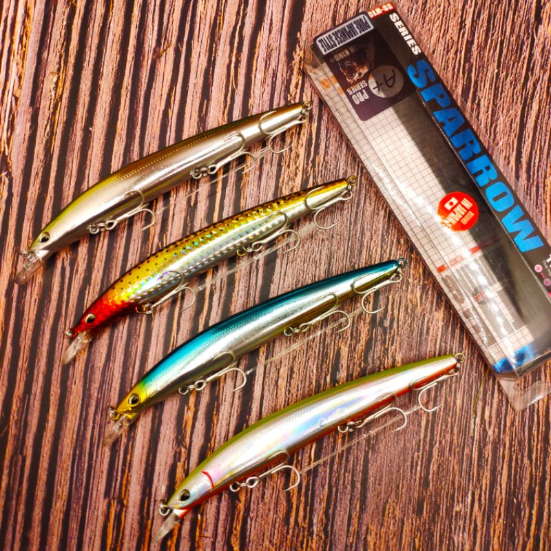 Mồi Câu Bearking Dw31, Tsurinoya Dw31 14.8g 129mm Floating Minnow