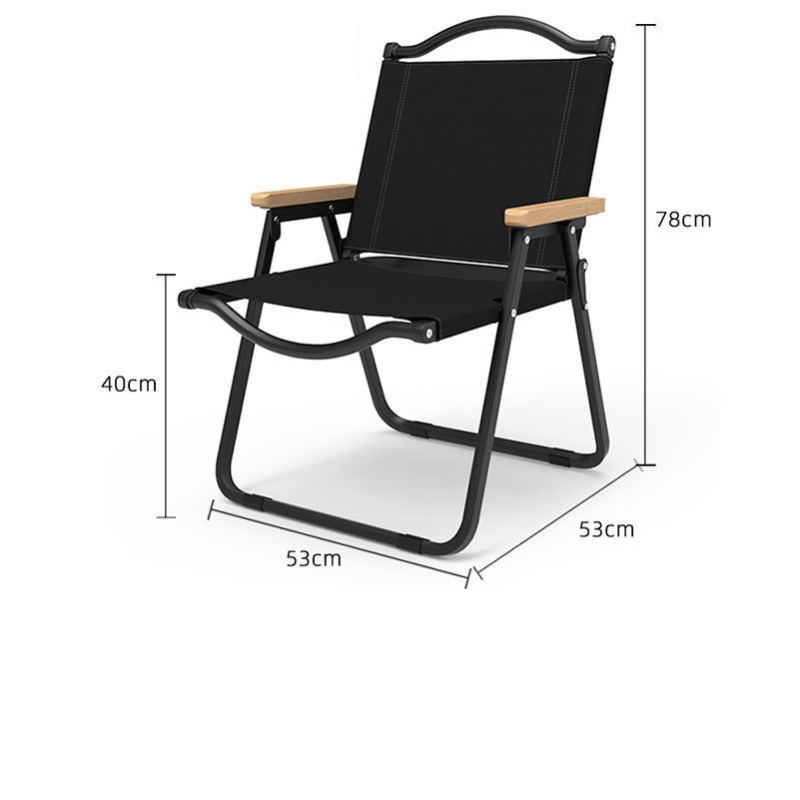 Ghế Gấp Gọn Du Lịch Dã Ngoại Câu Cá Khung Thép Chắc Chắn, Ghế Xếp Đi Cắm Trại Picinic Làm Bằng Vải Oxford Thoáng Khí