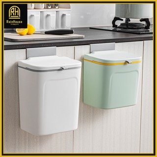 Thùng rác mini thông minh có nắp đậy + ruột tiện ích hiện đại