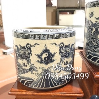 Đồ thờ men rạn đen Bát Tràng, đồ thờ cúng
