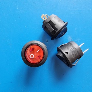 Công tắc 220v kcd1-204n công tắc điều khiển đèn vòng tròn 20mm 6a 250v