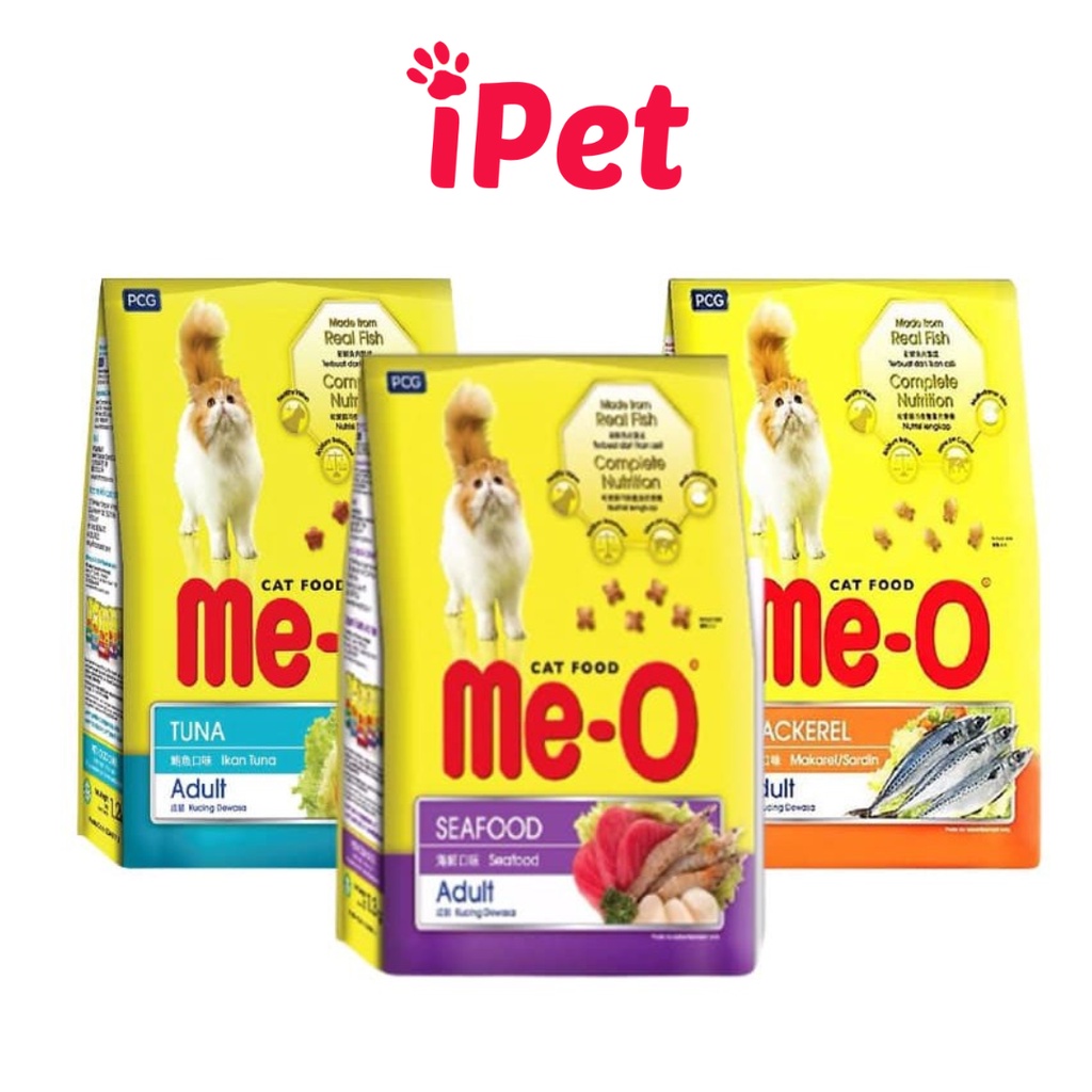 Thức Ăn Cho Mèo - Đồ Ăn Hạt Khô Me-O Adult 350gr - iPet Shop