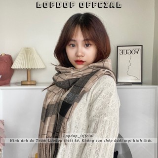 Khăng Choàng Cổ - Khăn Dạ Len Quàng Cổ Mùa Đông Hàn Quốc K15