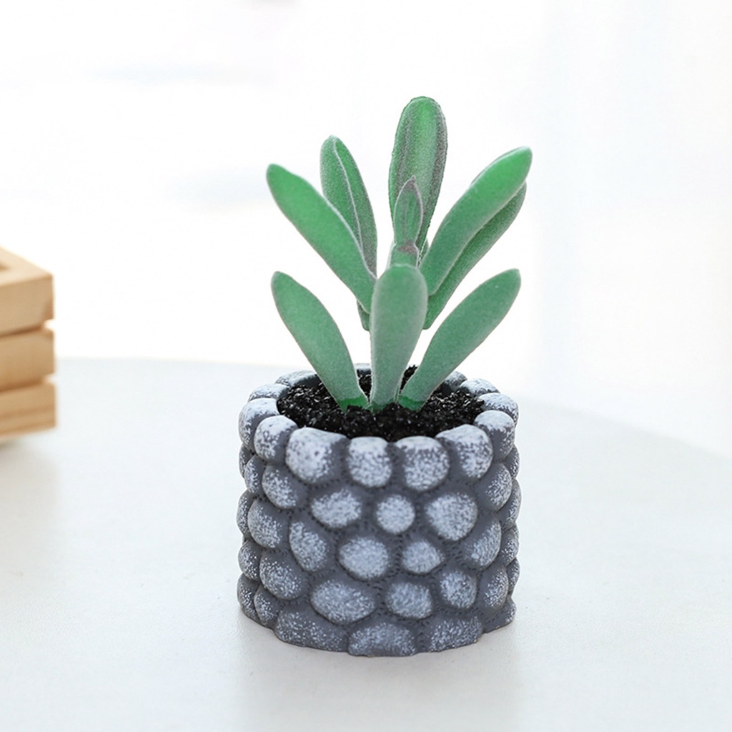 Chậu Cây Giả Mini Để Bàn Trang Trí Phòng Khách