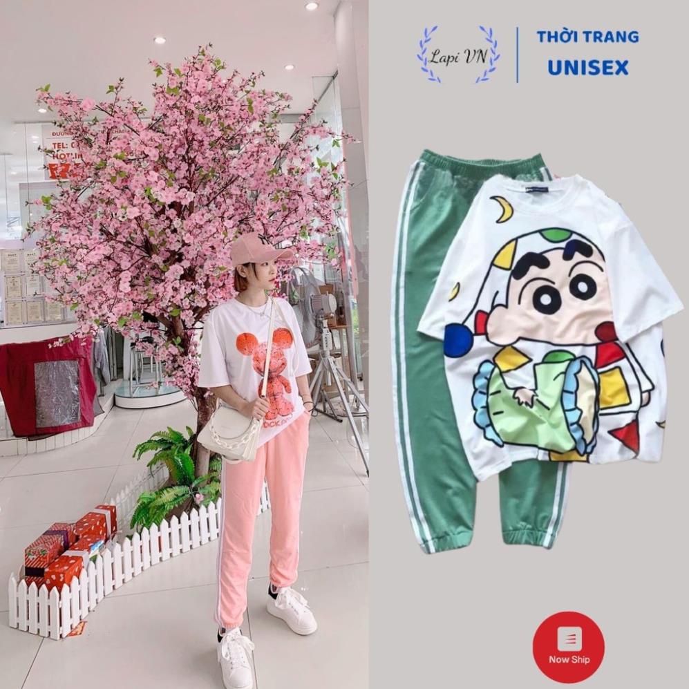 Set Đồ Bộ Quần JOGGER+ ÁO cartoon 3D Cute SD03-Lapi VN