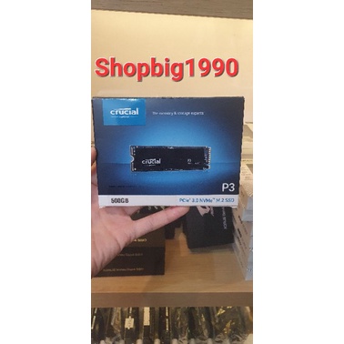 Ổ cứng SSD Crucial P3 500Gb - 1TB NVMe Gen3x4 - Bảo hành 60 tháng