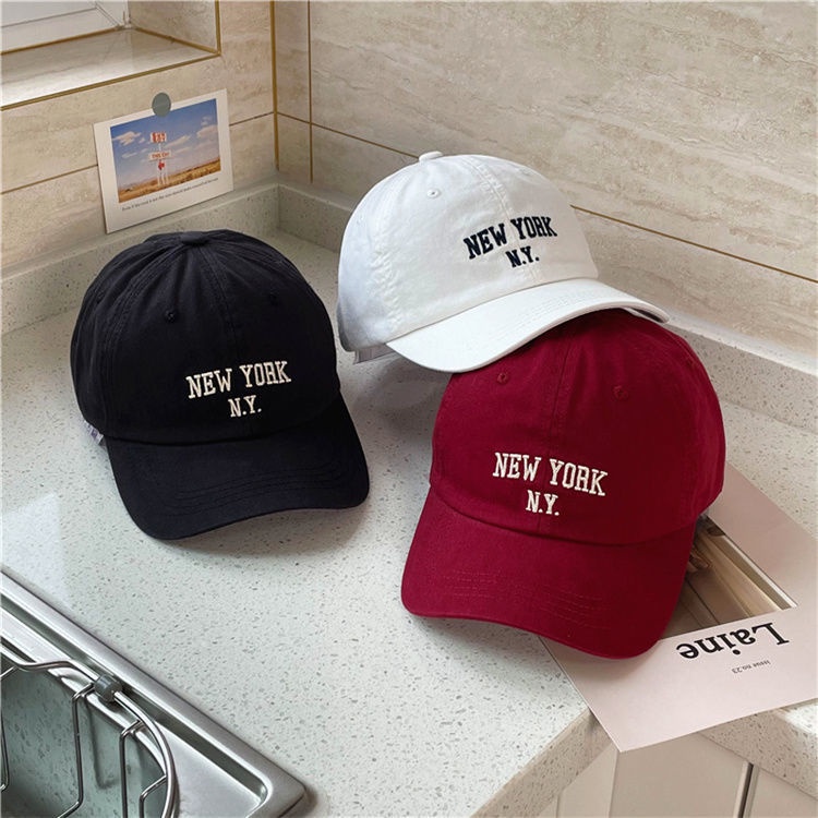 Mũ kết lưỡi trai New York hot trend Hàn Quốc chất kaki Nam Nữ T05
