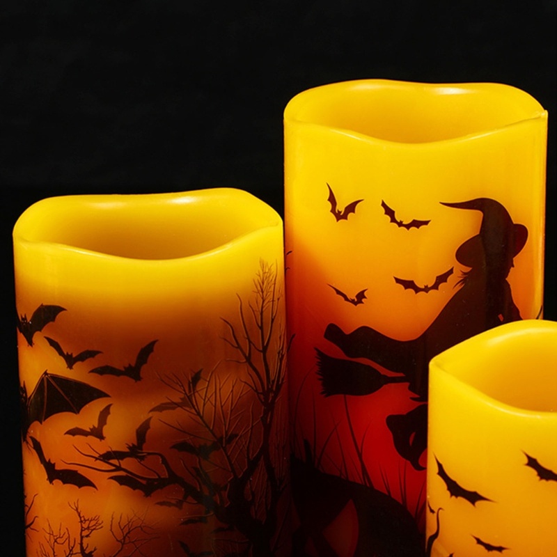 Đèn LED Hình Ngọn Nến Màu Vàng Kim Sử Dụng Pin Không Có Khung Làm Đạo Cụ Chụp Ảnh Cổ Điển Lâu Trôi