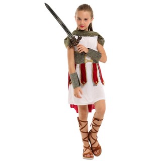 Bộ Cosplay hóa trang nữ chiến binh Viking Halloween cho bé gái
