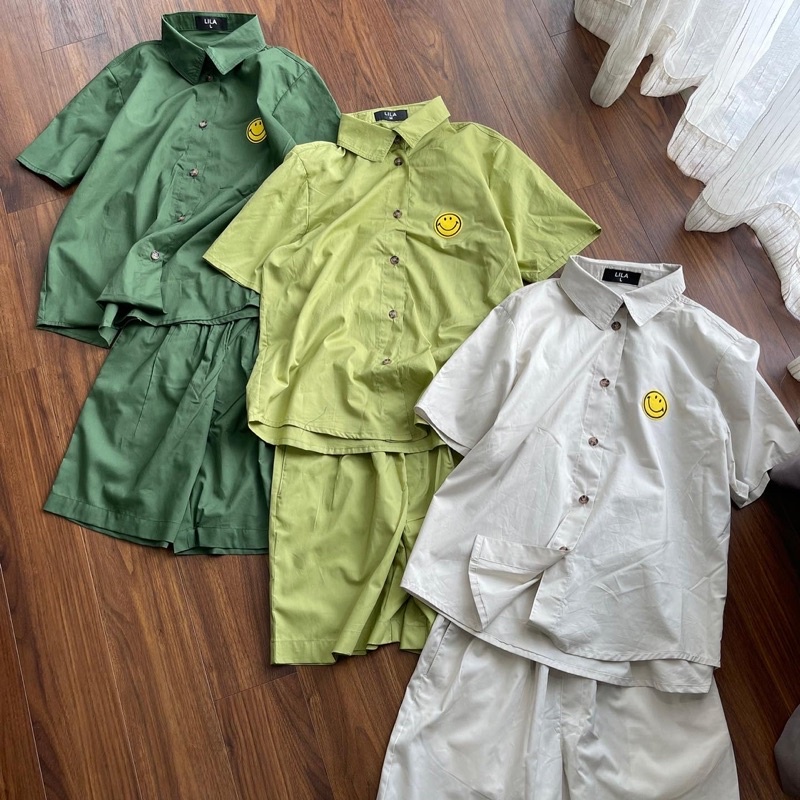 Set bộ cotton vải đẹp nhẹ mát. Hình cận vải shop chụp thật