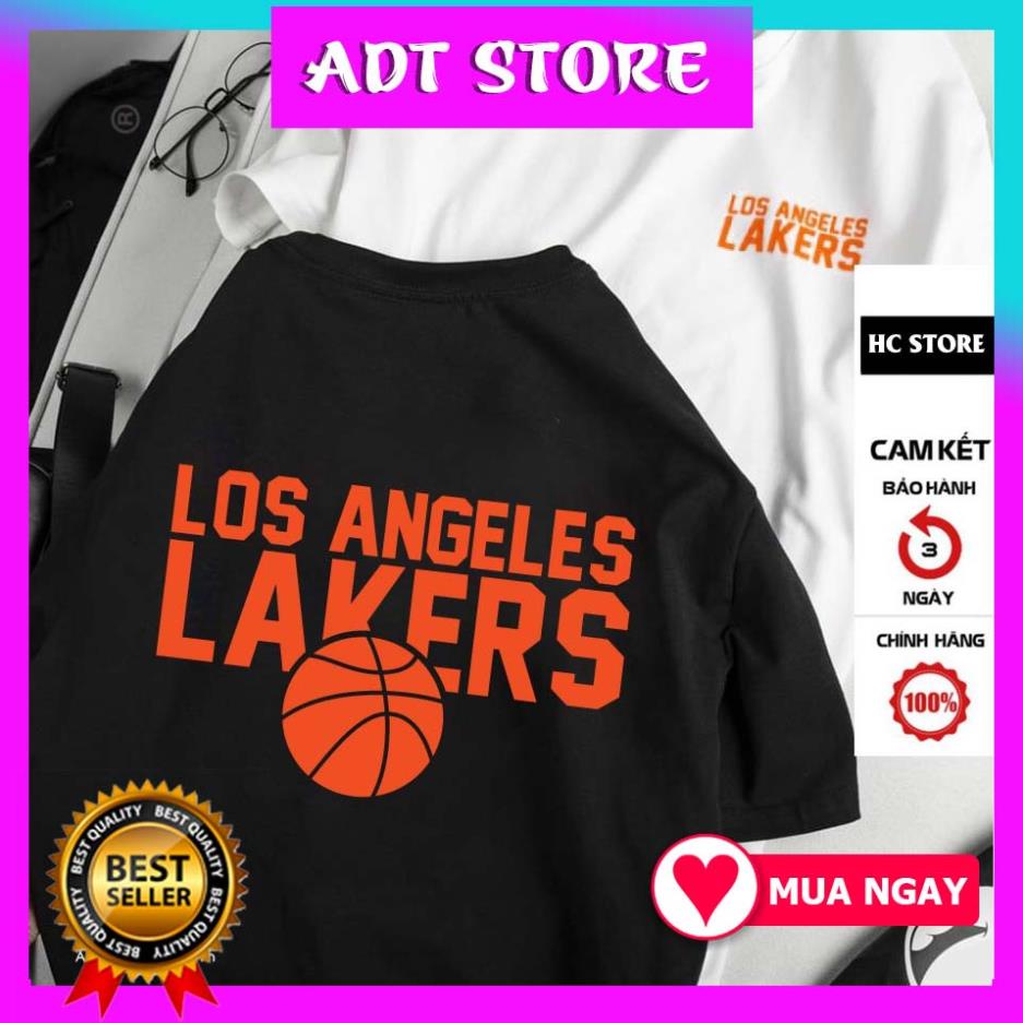 Áo Bóng Rổ LAKERS - LOS ANGELES unisex nam nữ đủ size 2 màu đen trắng độc đẹp giá rẻ ❕