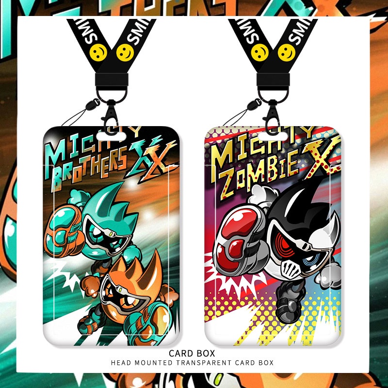 Túi Đựng Thẻ Đeo Thắt Lưng Đi Học Chống Thất Lạc Hai Chiều In Hình Kamen Rider 9.25
