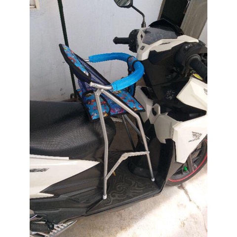 Ghế ngồi xe máy cho bé  GIÁ SỈ = LẺ  Xe Ga Đủ Loại, Yên Nệm, Có Tựa,,An Toàn Cho Bé