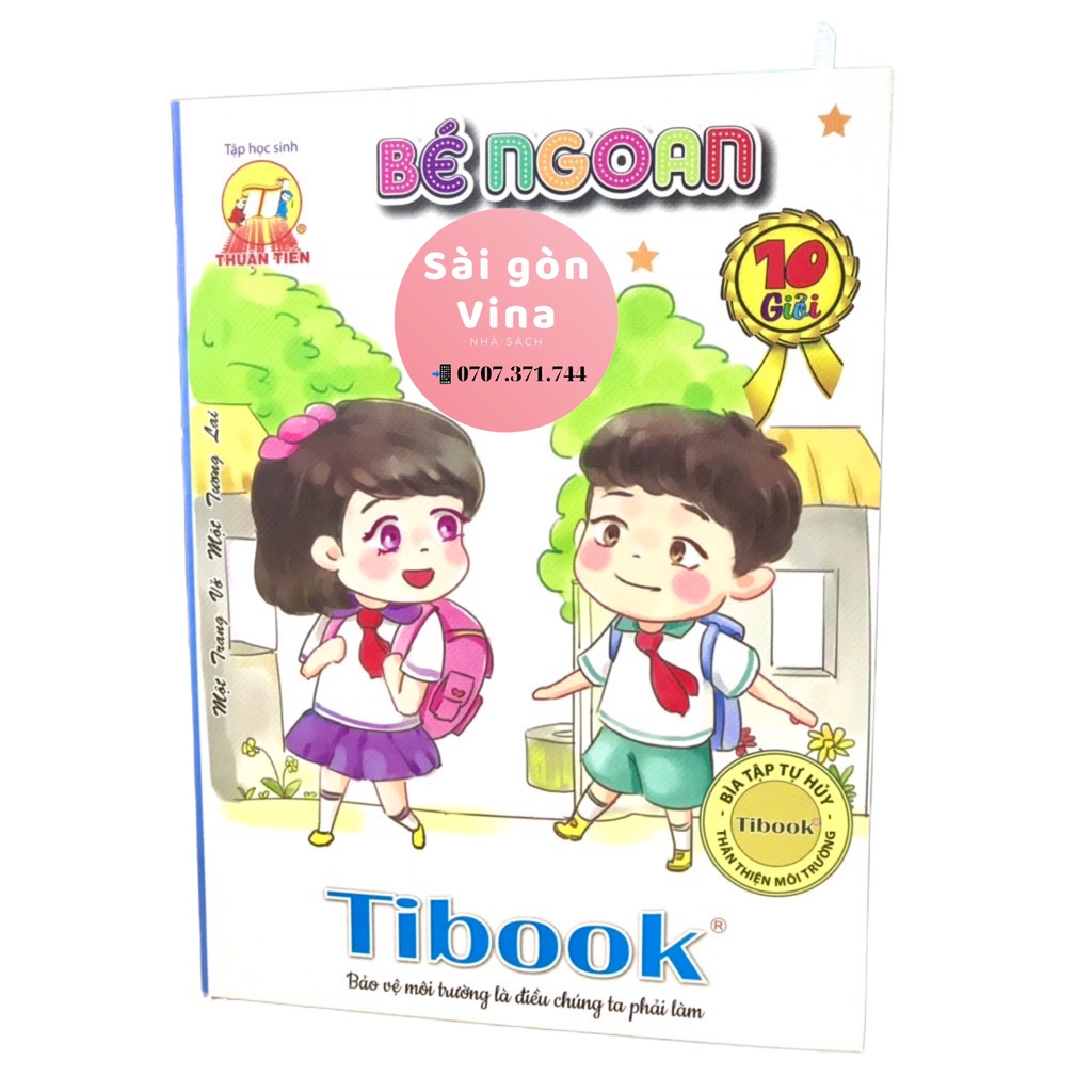 Lốc 10 Cuốn Tập 48 Trang 4 Ôly Bé Ngoan Định Lượng Giấy Dày 120gsm