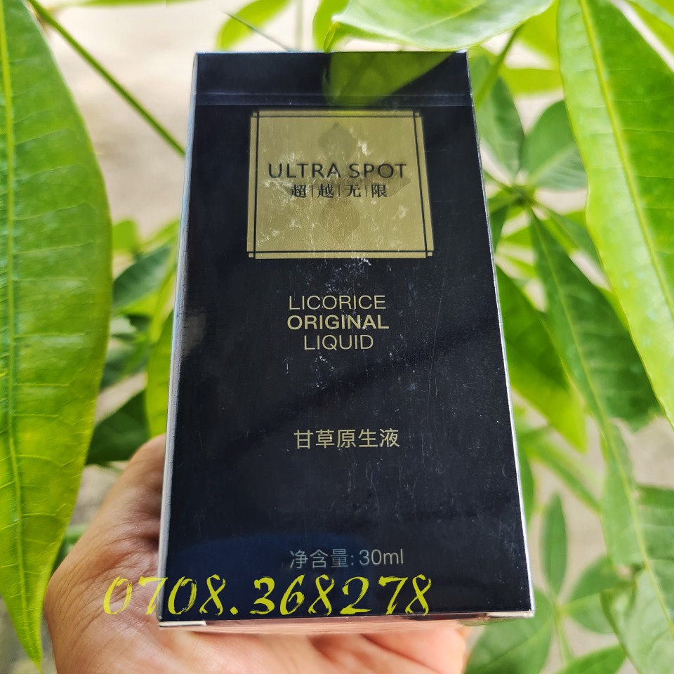 Tinh Dầu Cam Thảo Ultra Spot Hồng Kông Licorice Original Liquid (Bao Bì Mới)
