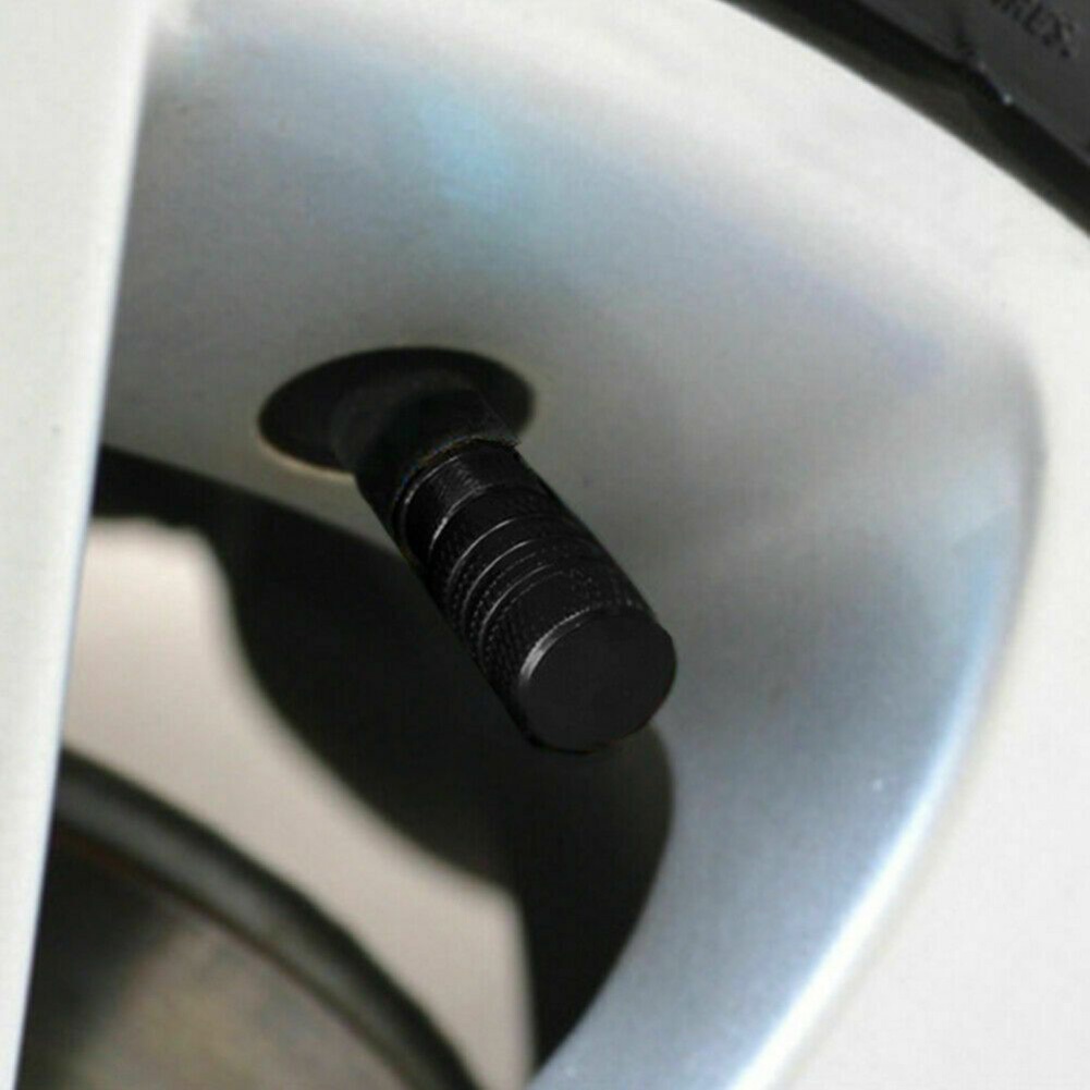 Bộ 4 Nắp Van Bánh Xe Hơi Bằng Nhôm Chống Bụi