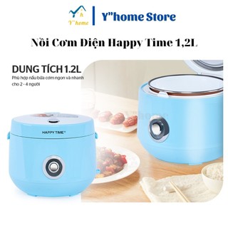 Nồi cơm điện happy time 1.2l htd8522g, nồi nấu cơm điện tử chính hãng happy time.