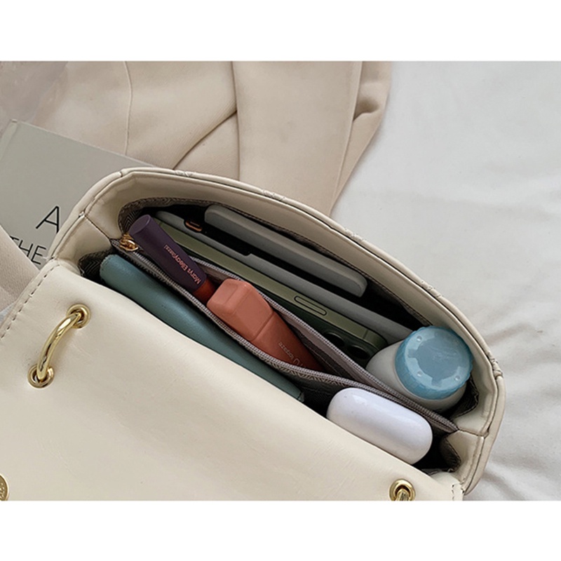 Túi đeo chéo IELGY đính kim cương giả và ngọc trai giả phong cách cổ điển dành cho nữ