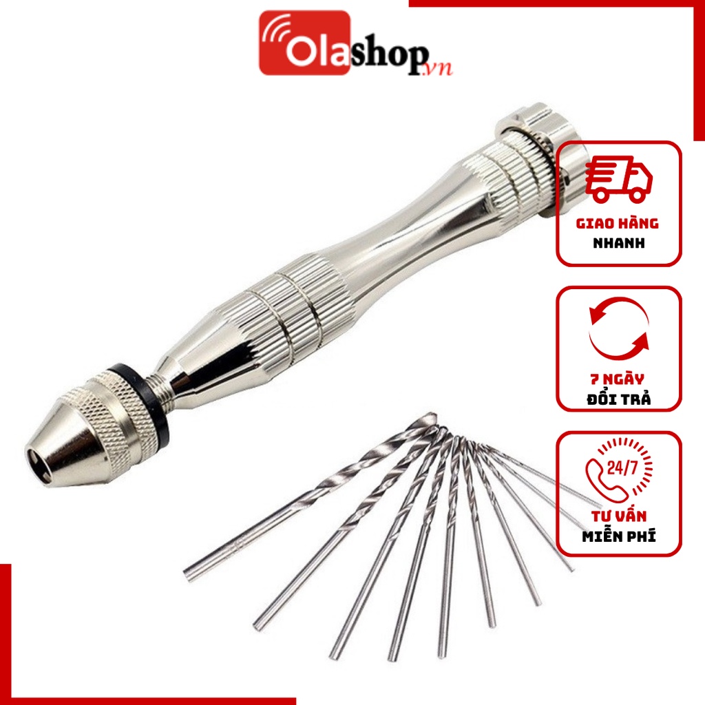 Khoan mini cầm tay kẹp mũi 05mm đến 3mm