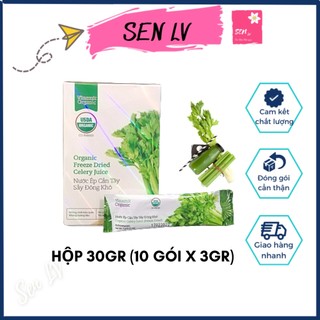 Nước ép cần tây nguyên chất sấy đông khô vinamit 30g cần tây hữu cơ đẹp dáng