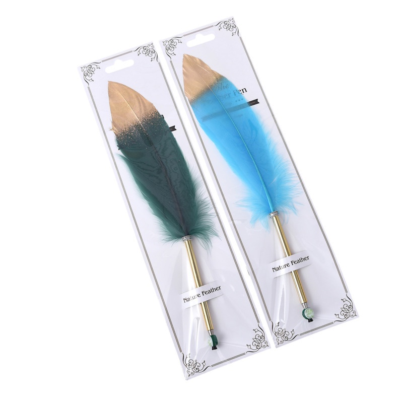 1 Bút Bi Hình Lông Vũ Sáng Tạo