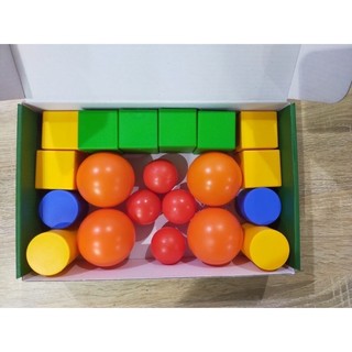 Bộ thực hành LỚP 2 (Học Toán / Bộ hình khối)mới nhất