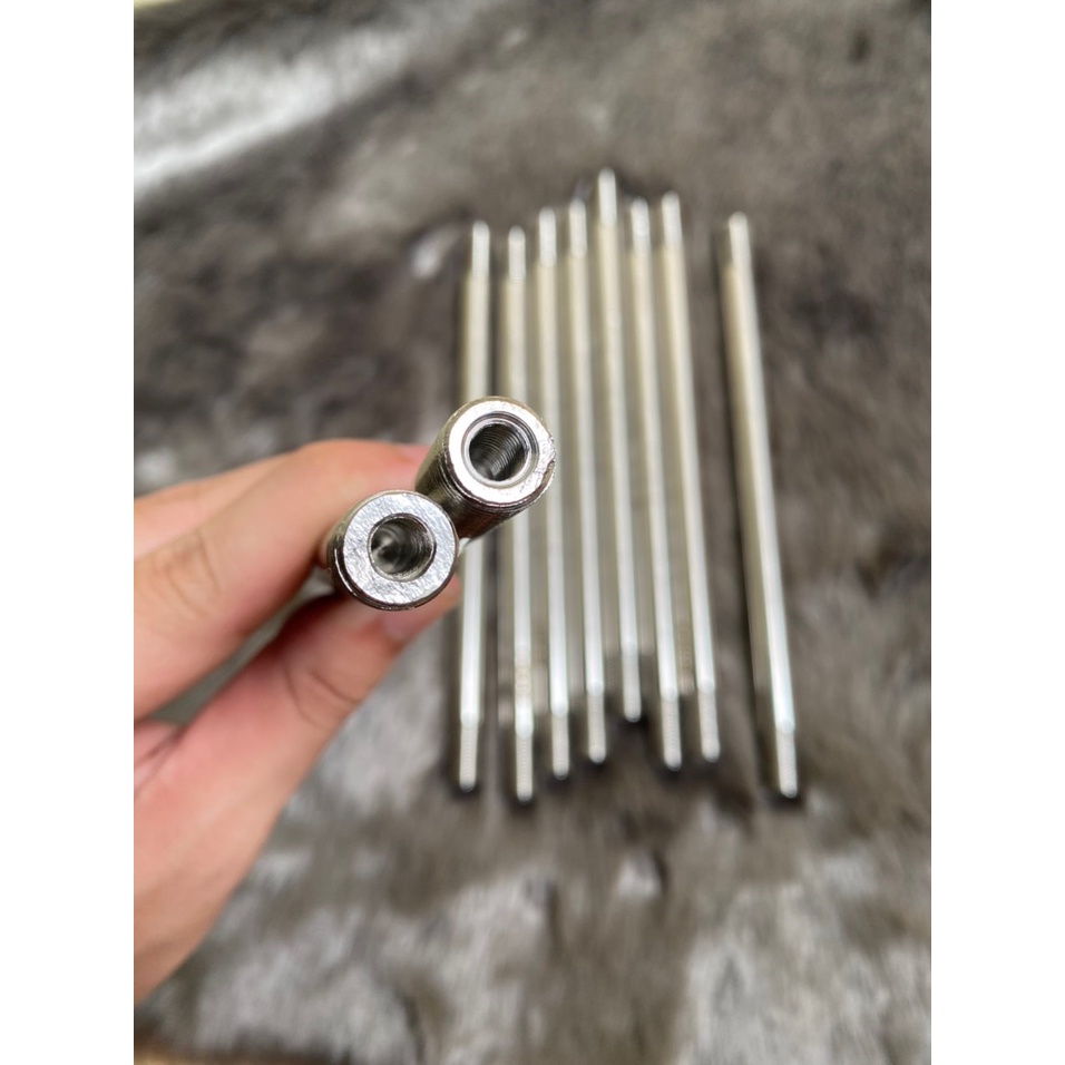 Trục Bánh Sa.la.ya Cho Dòng Xe Wave/Dream/Future - Inox304 Siêu Bóng