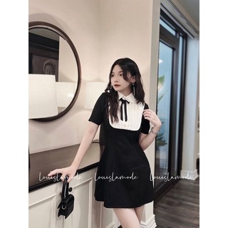 ( Ảnh Chính Chủ ) Váy Dolly Đính Nơ Tiểu Thư